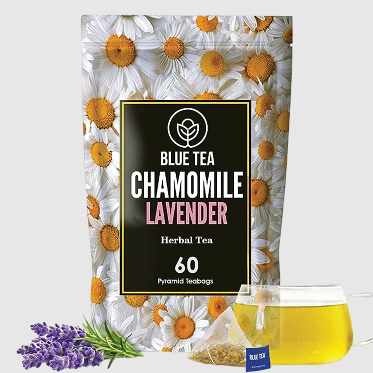 Chamomile Lavender Herbal Tea 60 Tea Bags Blue Tea