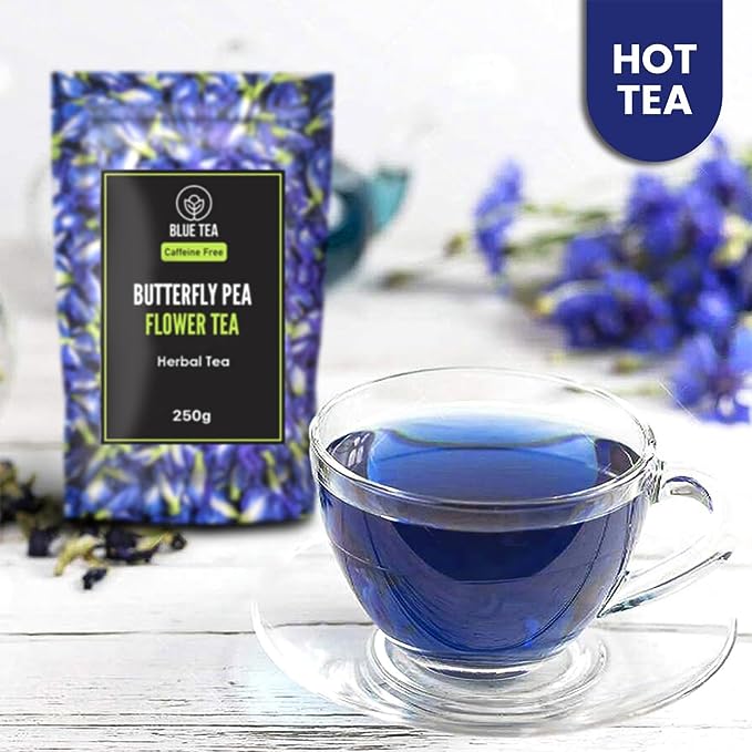 茶  Blue Tea Amazon.com : BLUE TEA - Butterfly Pea Flower Herbal Tea